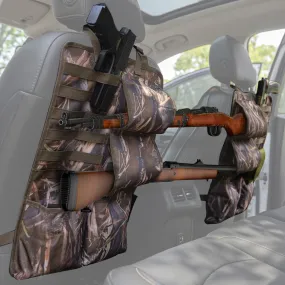 Gun Rack Car Seat Organizer Back Seat Car for Rifles Pistols Camping Gear