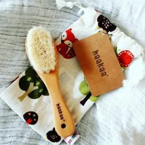 Haakaa	 Goat Wool Wooden Baby Hair Brush