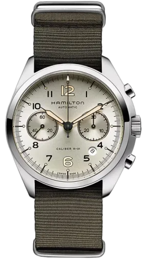 HAMILTON - Khaki Aviation Pilot Pioneer Chrono Auto | H76456955