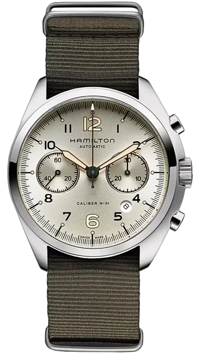 HAMILTON - Khaki Aviation Pilot Pioneer Chrono Auto | H76456955