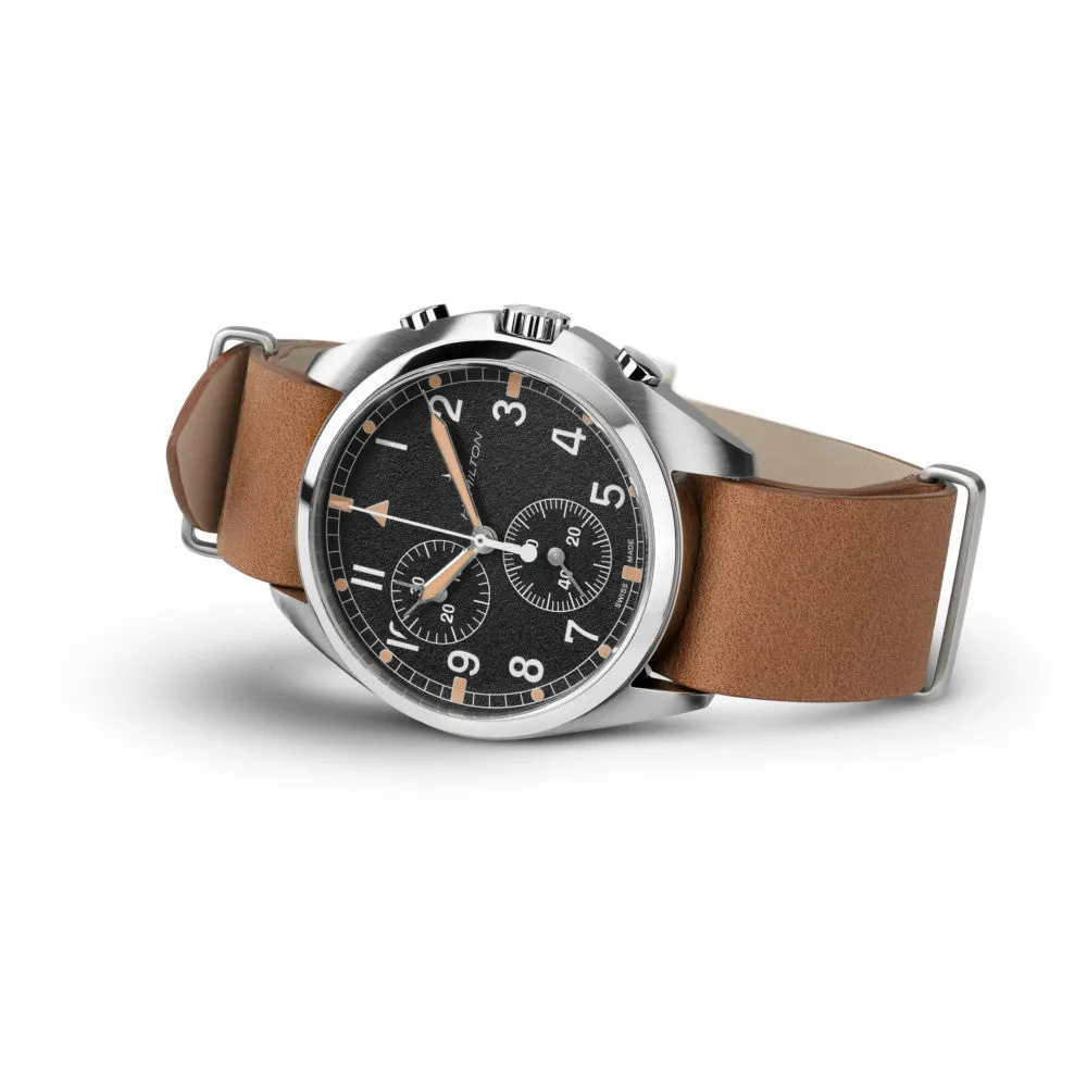 HAMILTON - Khaki Aviation Pilot Pioneer Chrono Quartz | H76522531