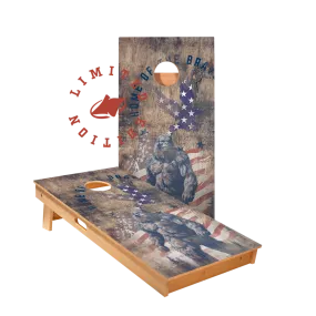 Home of the Brave Sasquatch Limited Edition Star Cornhole Boards | 07.24 Drop