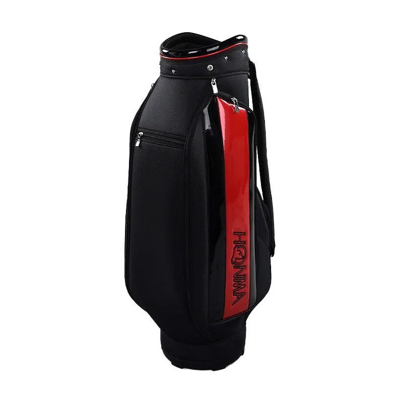 HONMA 9" Gear Entry Cart Bag (Black/Red)