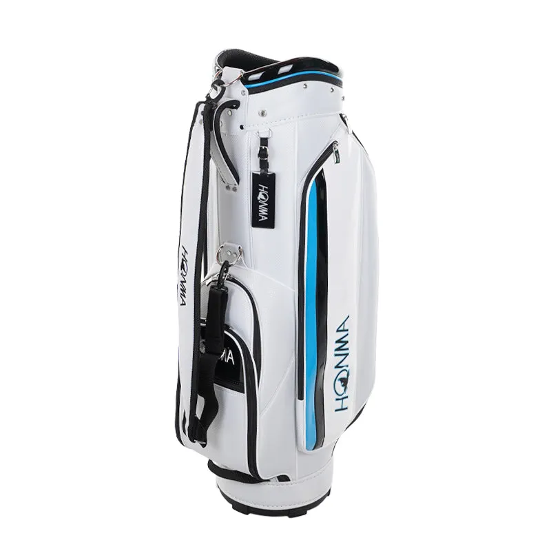 HONMA 9" Gear Entry Cart Bag (White/Blue)