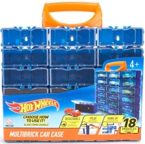 Hot Wheels - Multibrick Car Case - 18 Modules for 18 Cars, Cars not included