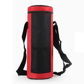 Insulation Pot Cup Set Hot Water Bottle Protective Cover Outdoor Picnic Travel Slung Fresh-keeping Cup Bag, Capacity:1.1 - 2L(Red)