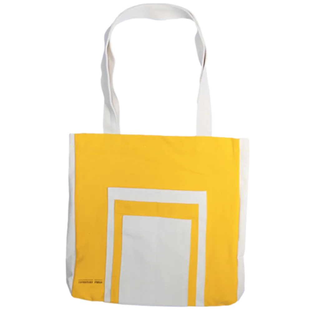 Inventory Press Bag | Natural and Yellow