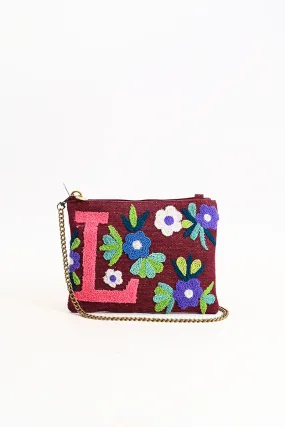 L Floral Crossbody Bag