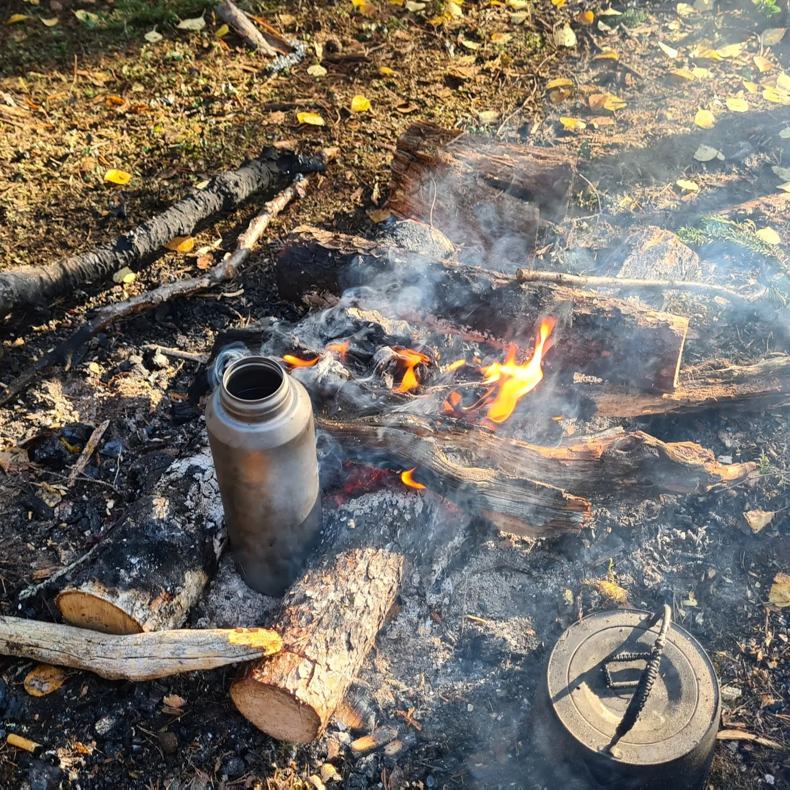 Large Titanium Water Bottle With Titanium Cup