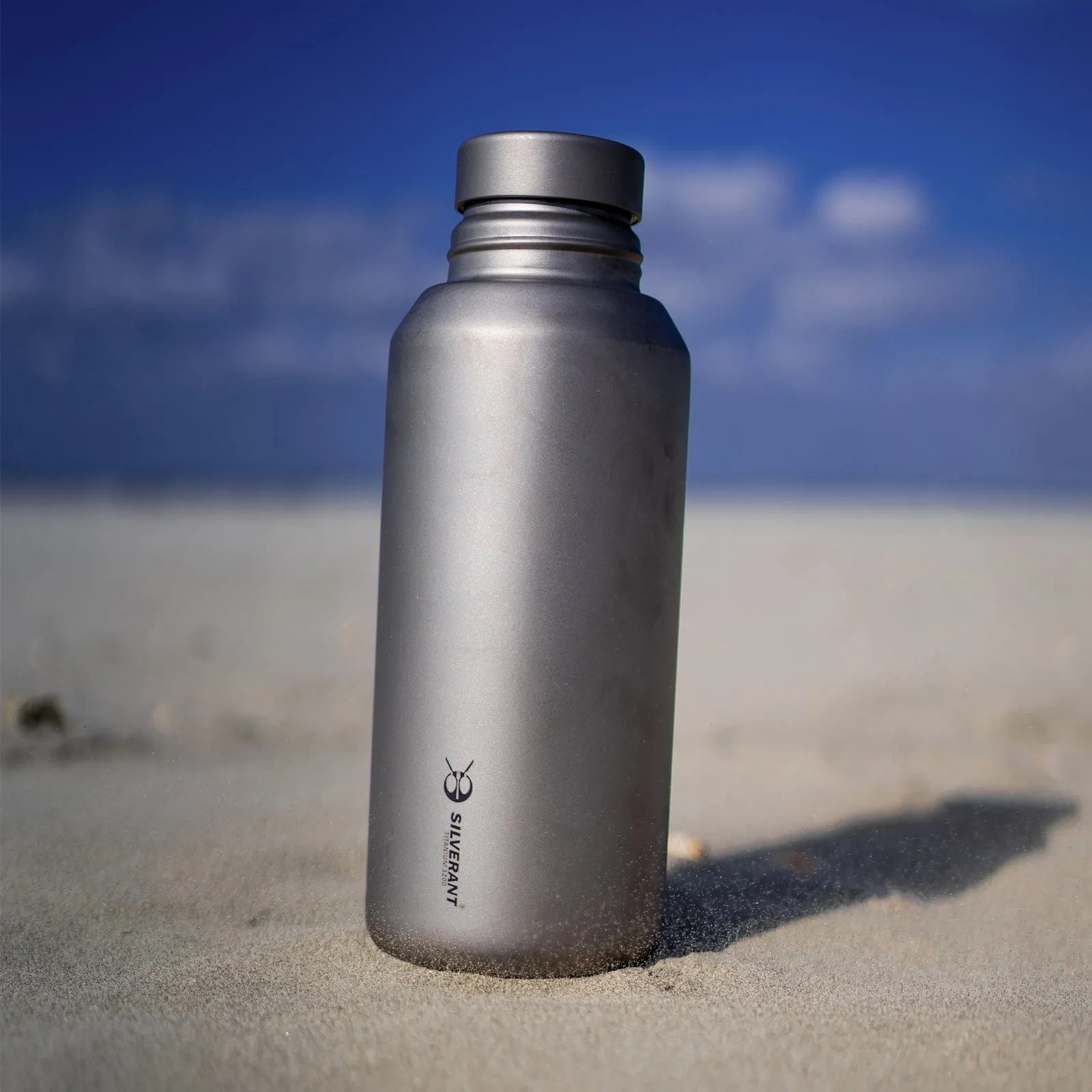 Large Titanium Water Bottle With Titanium Cup