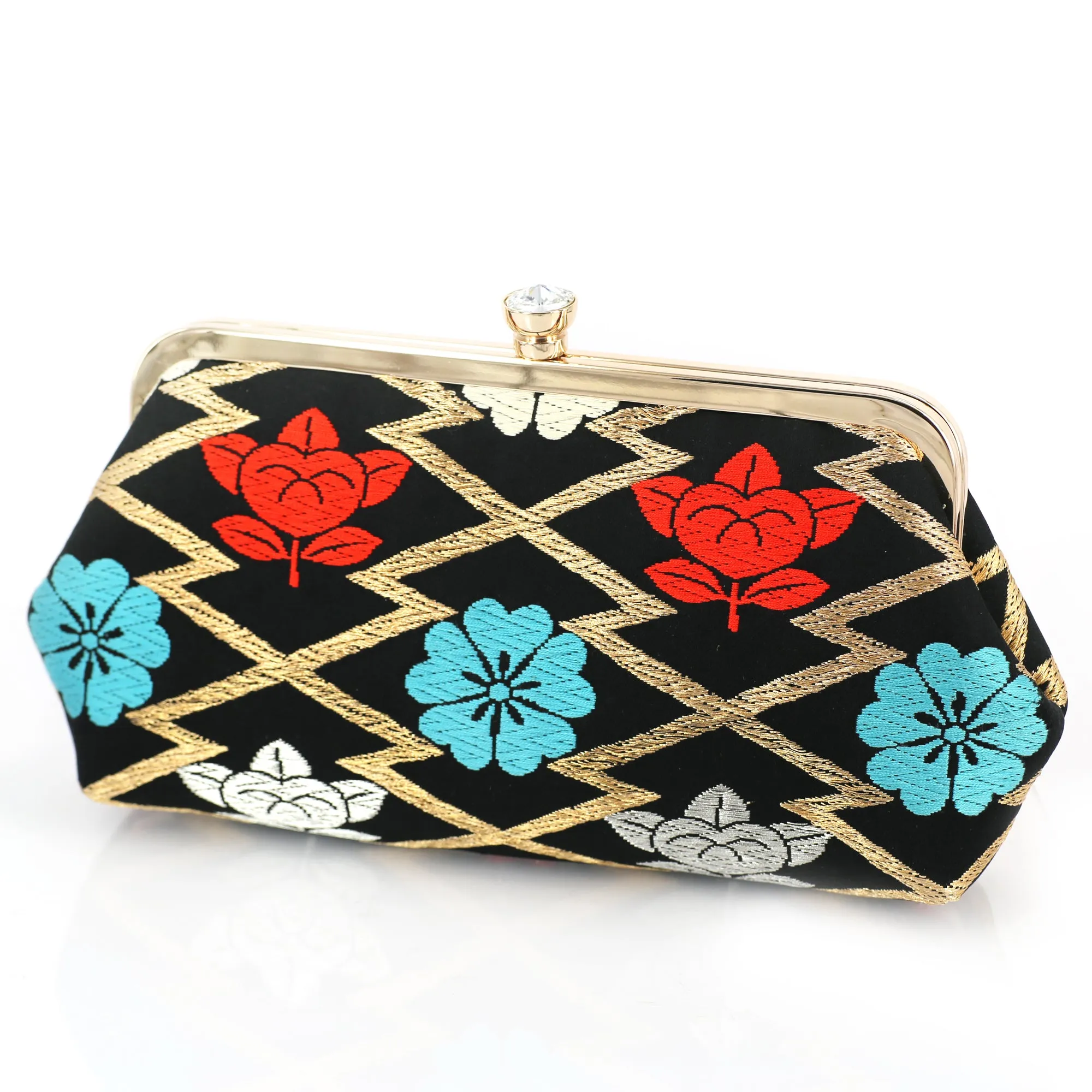 [LAST ONE] Sakura Kimono Clutch Purse | Upcycled from vintage Japanese Obi