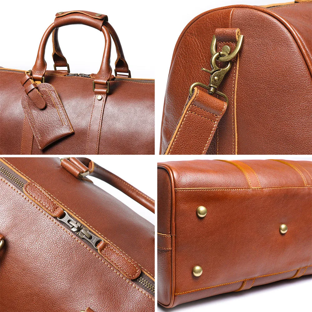 Leather Travel Bag, Duffel Bag,Weekender bag,Leather overnight bag,Cabin Travel Bag,Gym Bag