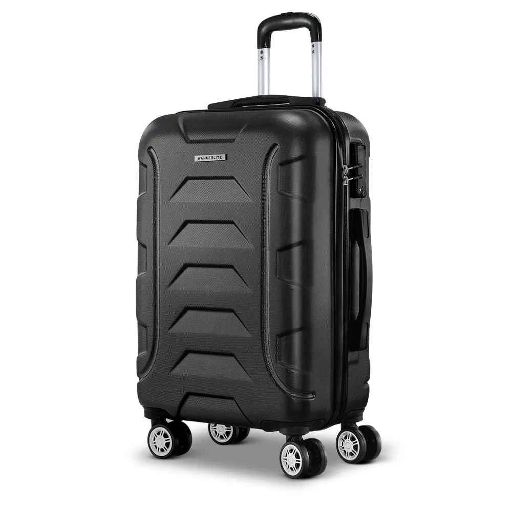 Lightweight 20" Luggage Trolley Suitcase, TSA Lock, Wanderlite