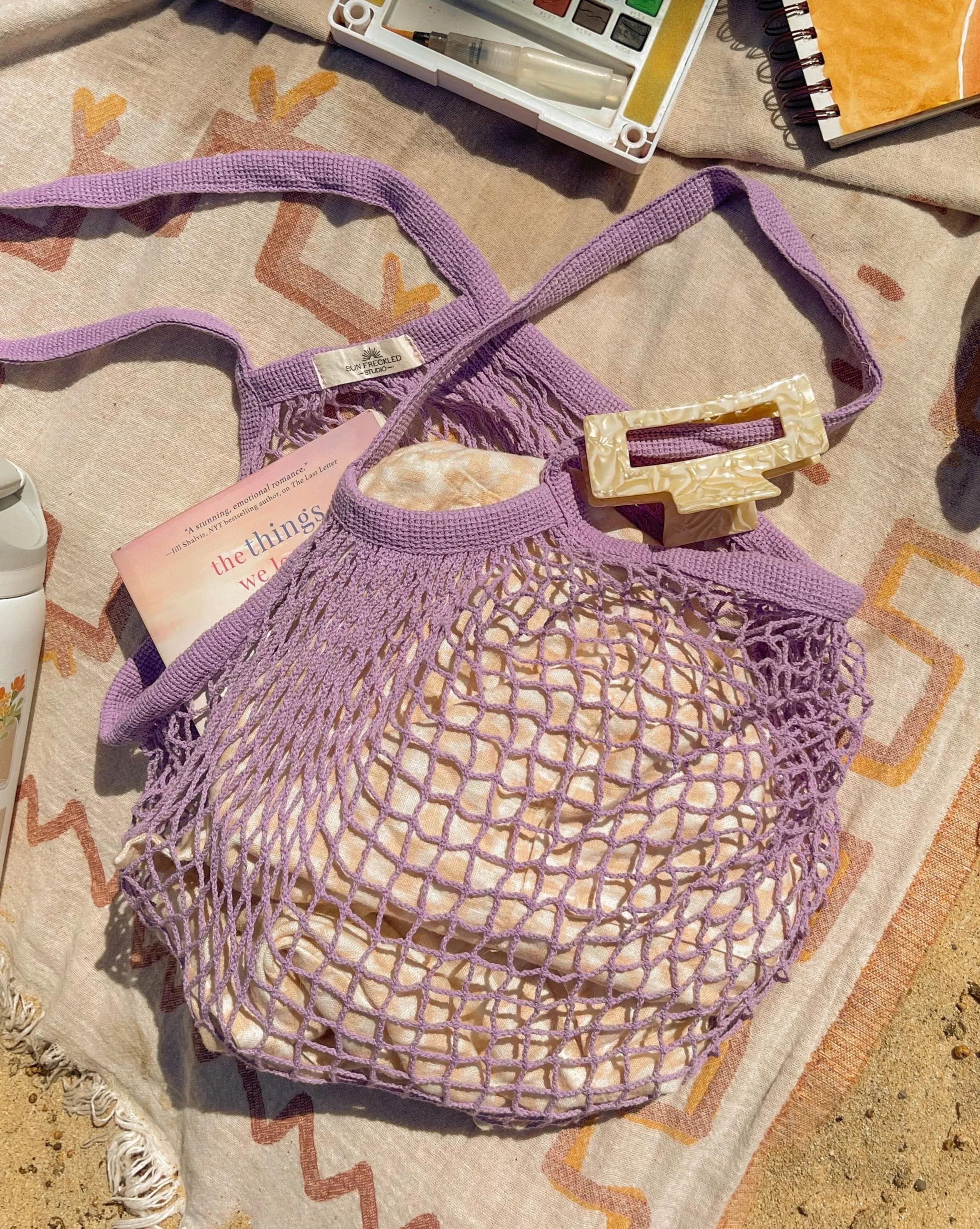 Lilac Market Bag