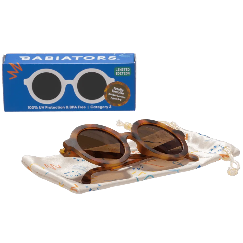 Limited Edition - Euro Round Tortoise Shell Sunglasses