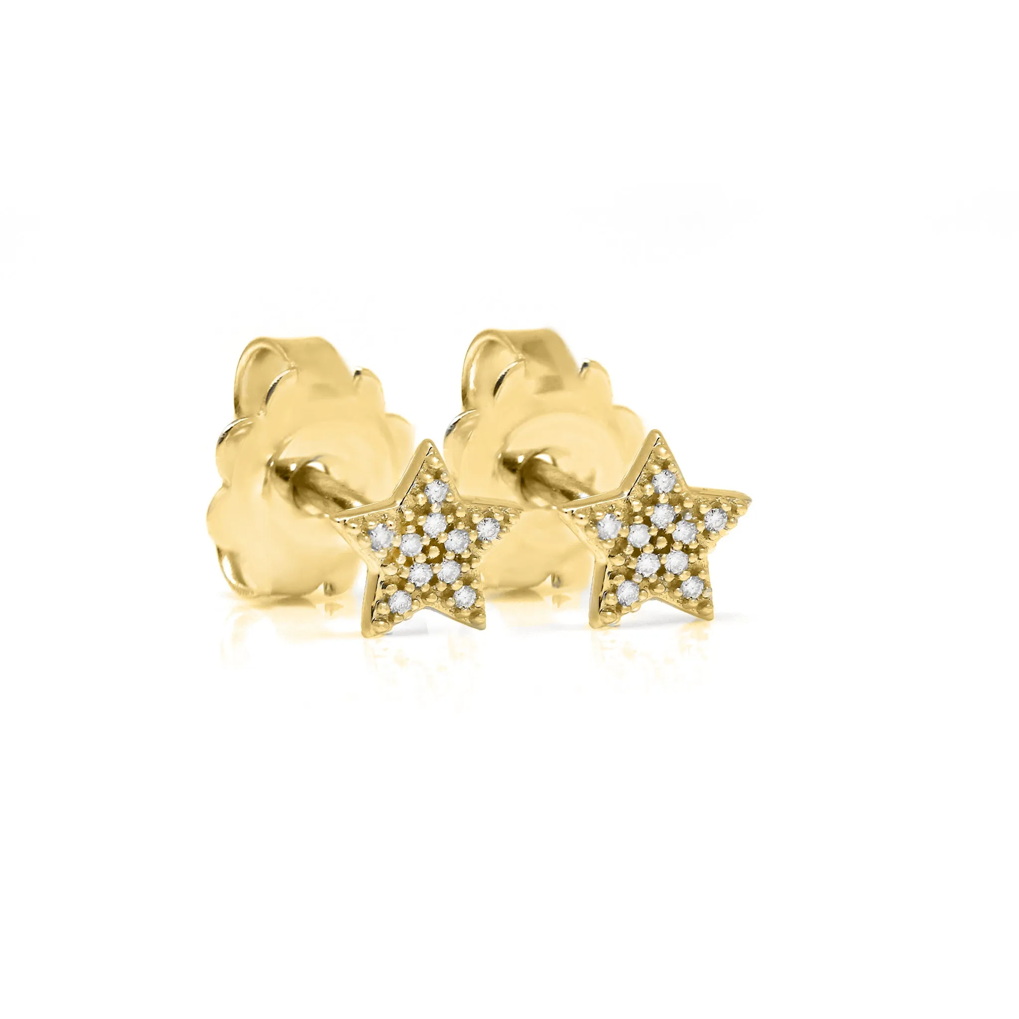 Limited Edition Star Earrings - 9ct Yellow Gold