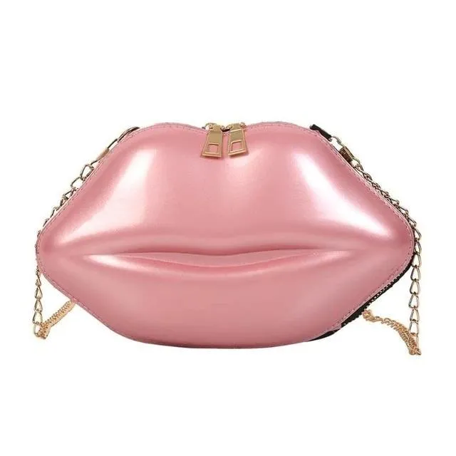 Lip Shape Clutch