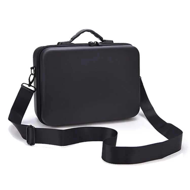 LS4456 Portable Drone PU Shoulder Storage Bag Handbag for DJI Mavic Mini 2(Black   Black Liner)