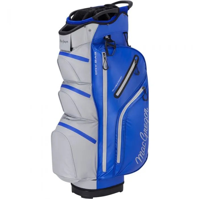 MacGregor MACTEC Water Resistant 10 inch Cart Bag - Blue/Silver