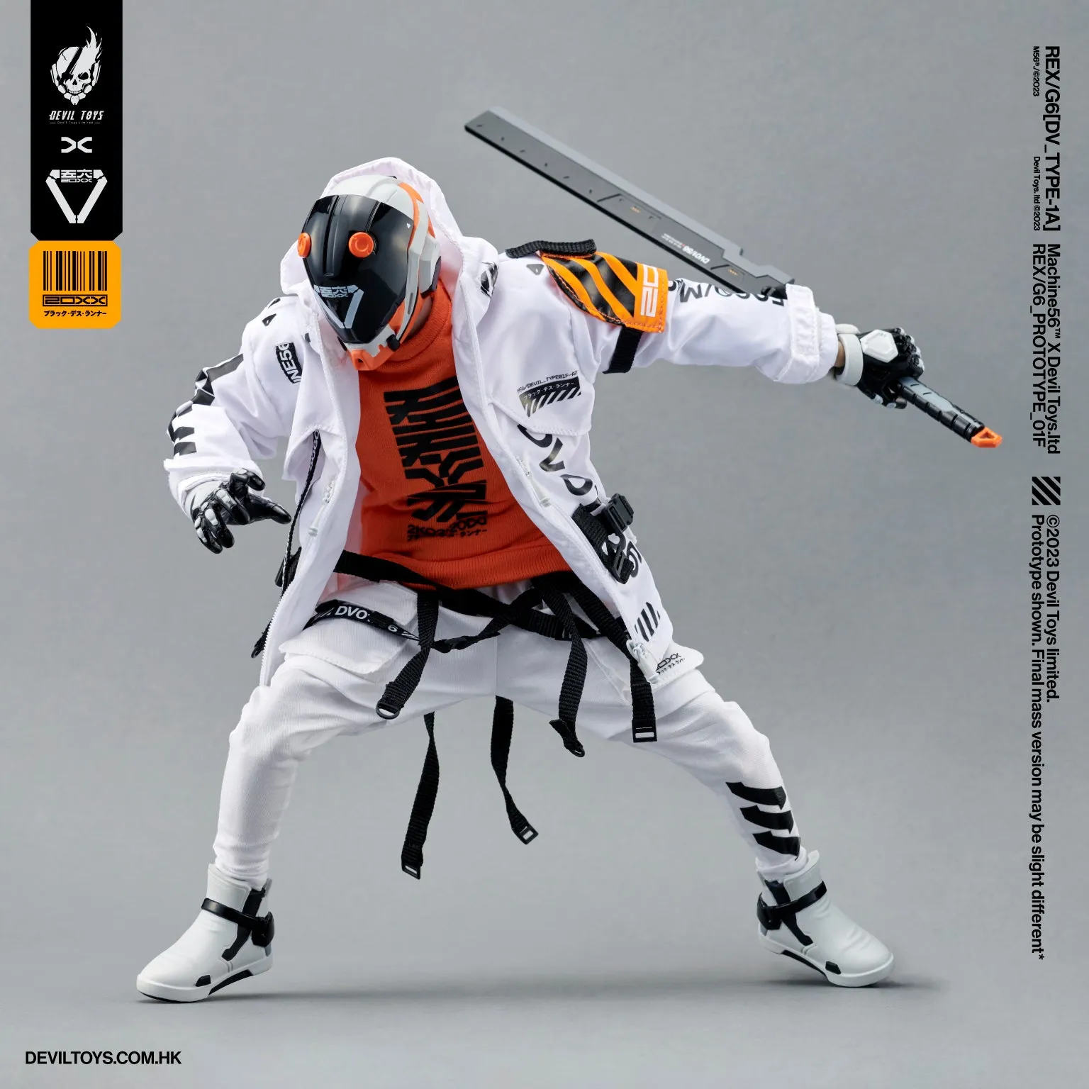 Machine56 REX/G6[DV_TYPE-1A] White The Second action figure PREORDER DEPOSIT