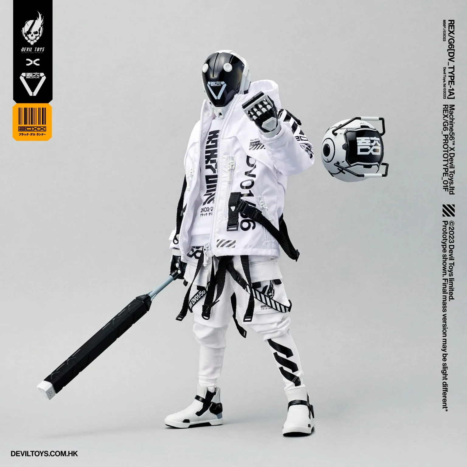 Machine56 REX/G6[DV_TYPE-1A] White The Second action figure PREORDER DEPOSIT