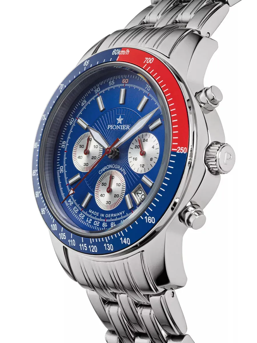 Made in Germany Chronograph - Tirona Pionier - GM-550-9 | Silver |