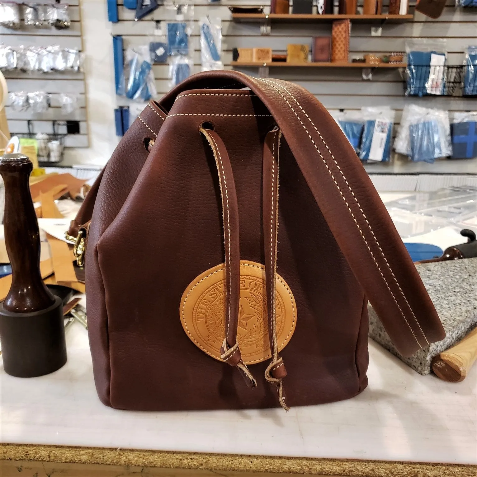 Maker's Leather Supply Drawstring Bag Template Set