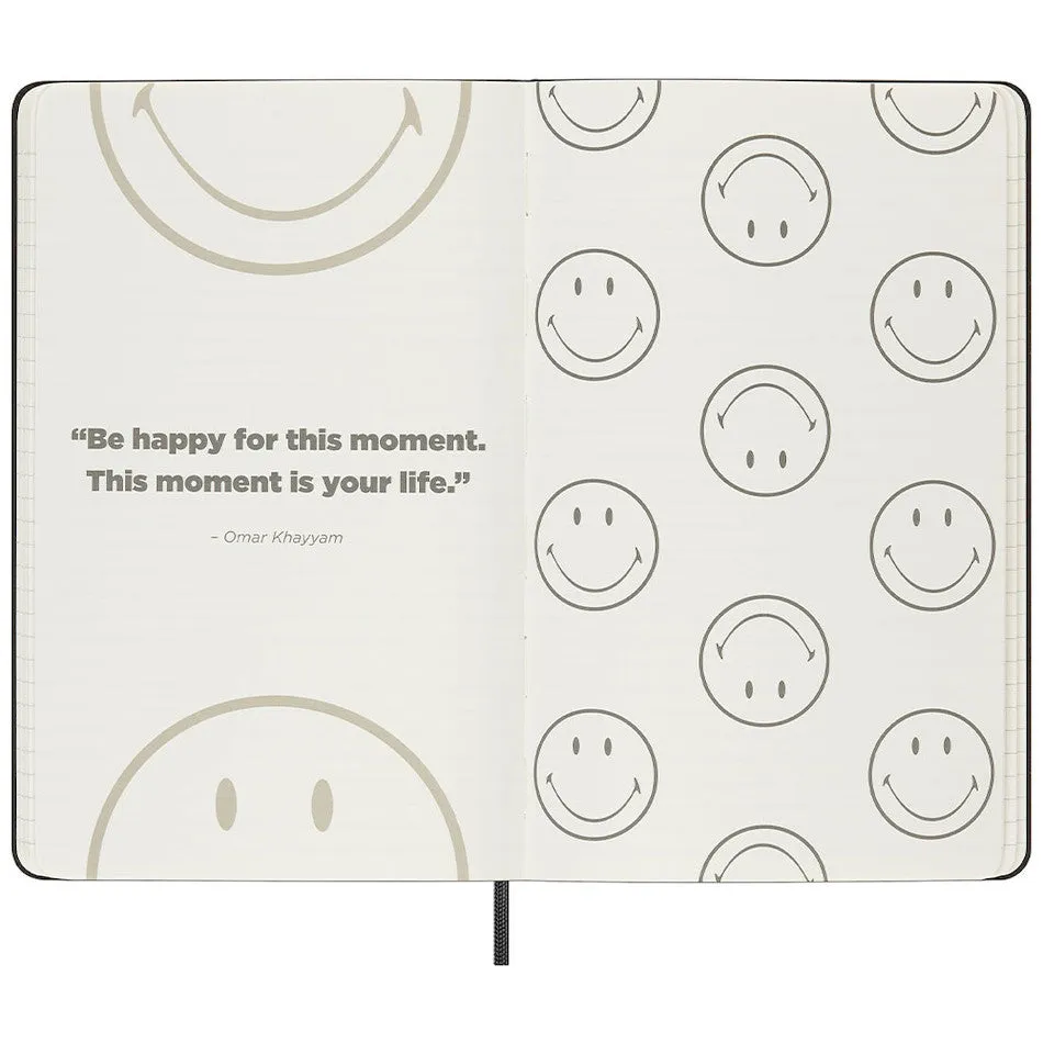 Moleskine Large Notebook Ruled Limited Edition Smiley Collector's Box