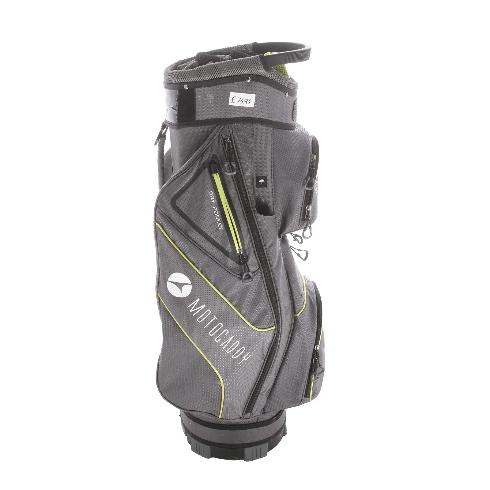 Motocaddy Club Series Cart Bag - Grey/Yellow