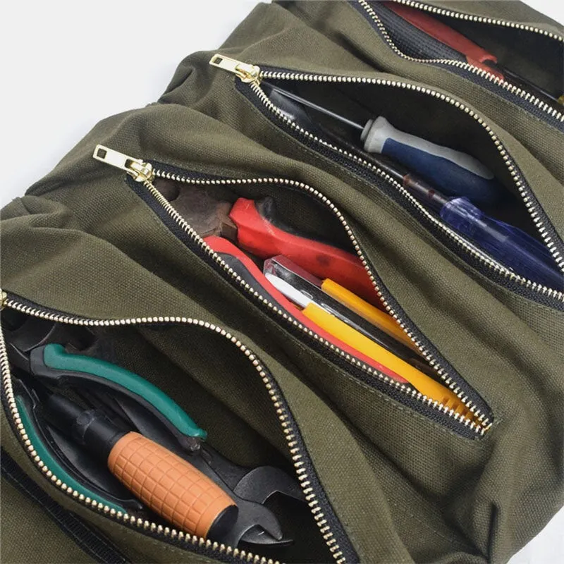 Multi-functional Canvas Suspension Car Storage Bag Tool Portable Storage For Car Kit