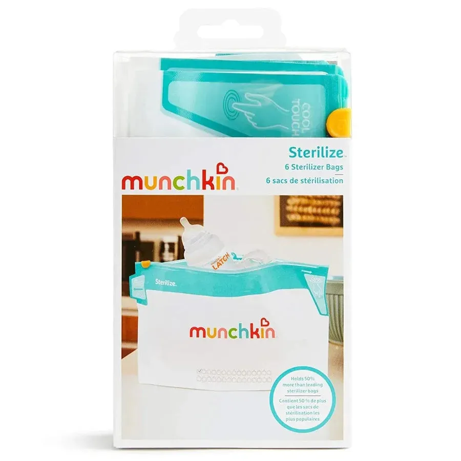 Munchkin Latch Sterilize Bags - Pack of 6