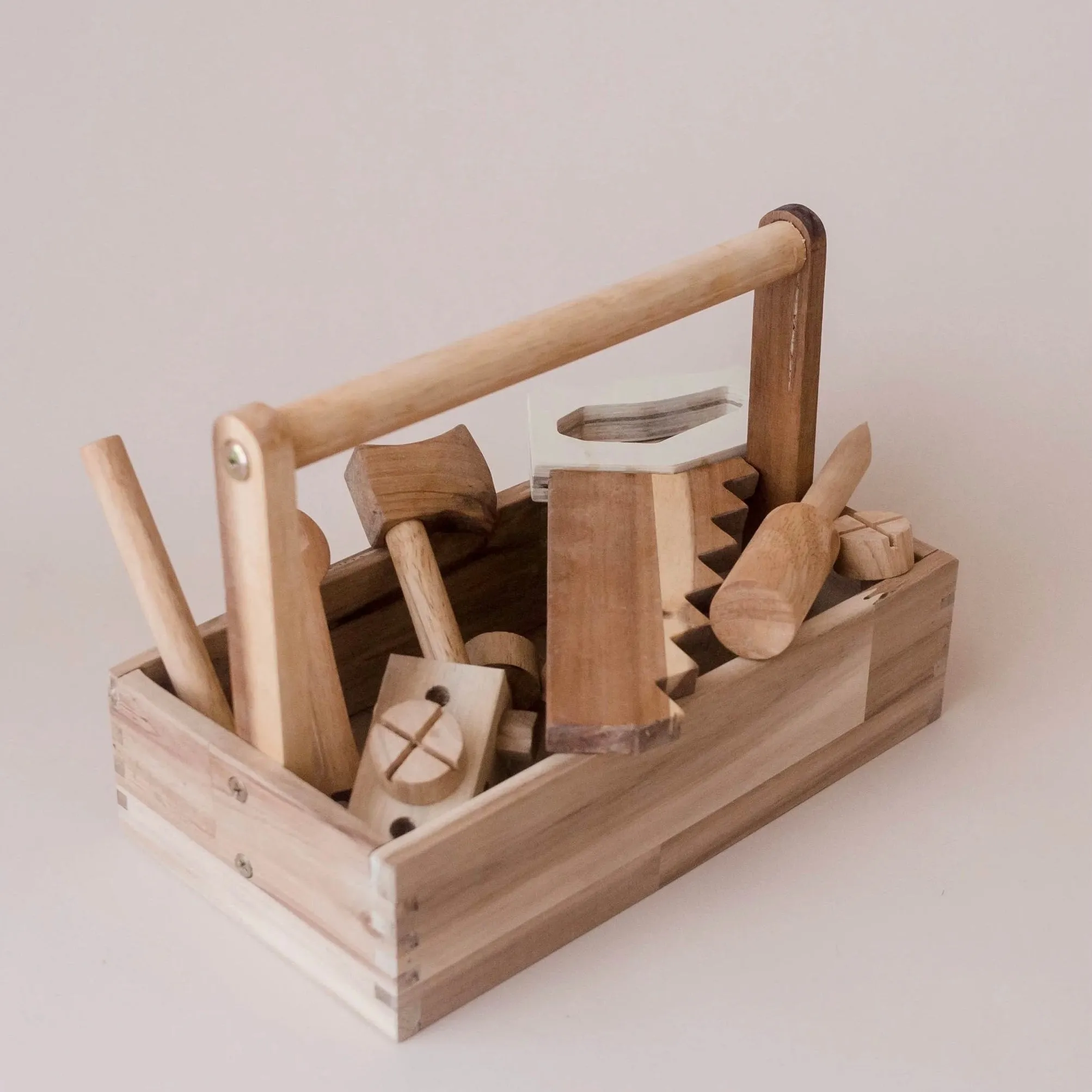 Natural Wood Tool Set