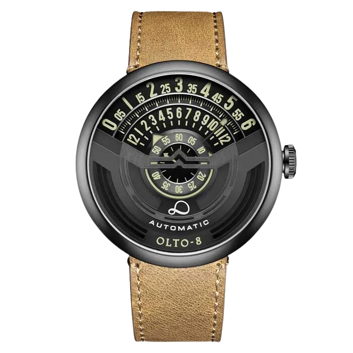 OLTO-8 INFINITY-I RPM-Style Automatic Watch Black