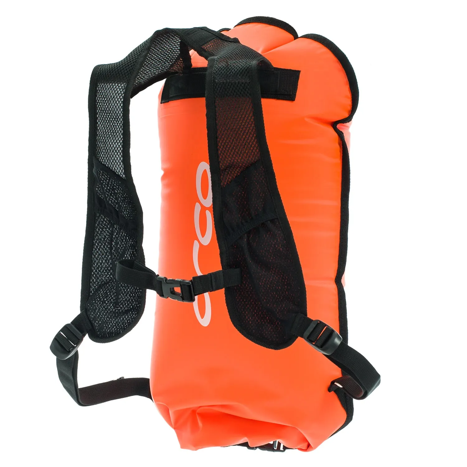 Orca Swim Float Safety Bag/ Dry Bag - Orange