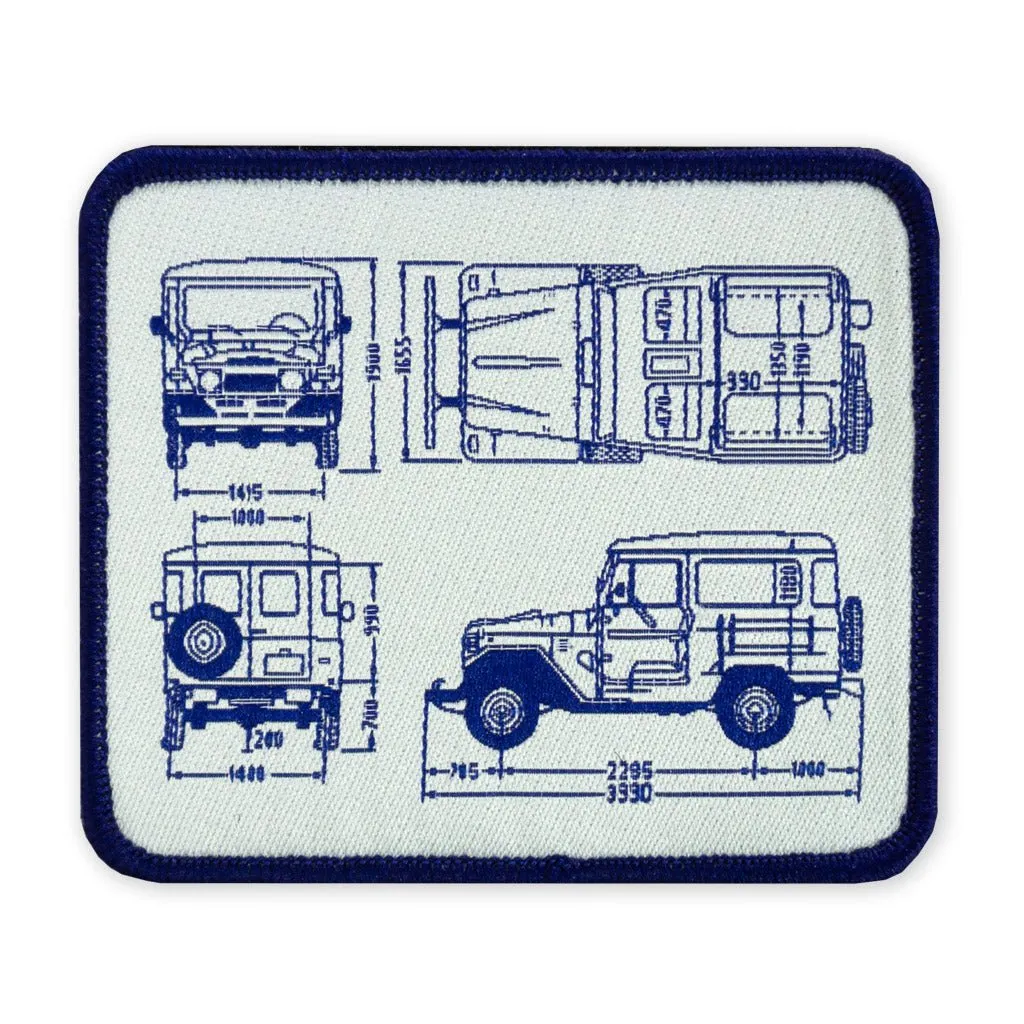 PDW FJ40 BluePrint LTD ED Morale Patch