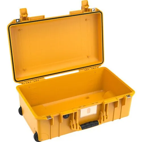 Pelican 1535AirNF Wheeled Carry-On Hard Case with Liner, No Insert (Yellow)