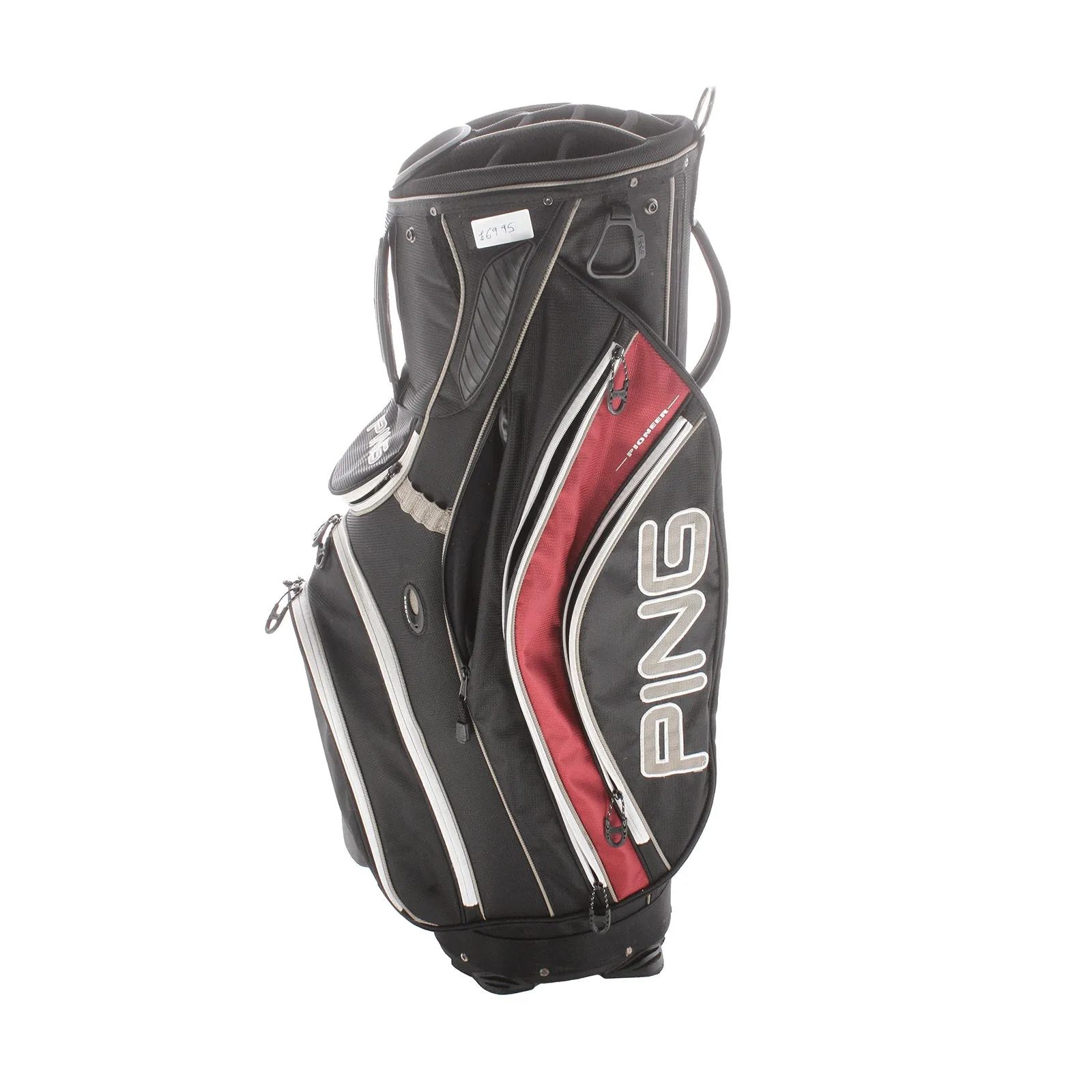 Ping Cart Bag - Black/Red/White