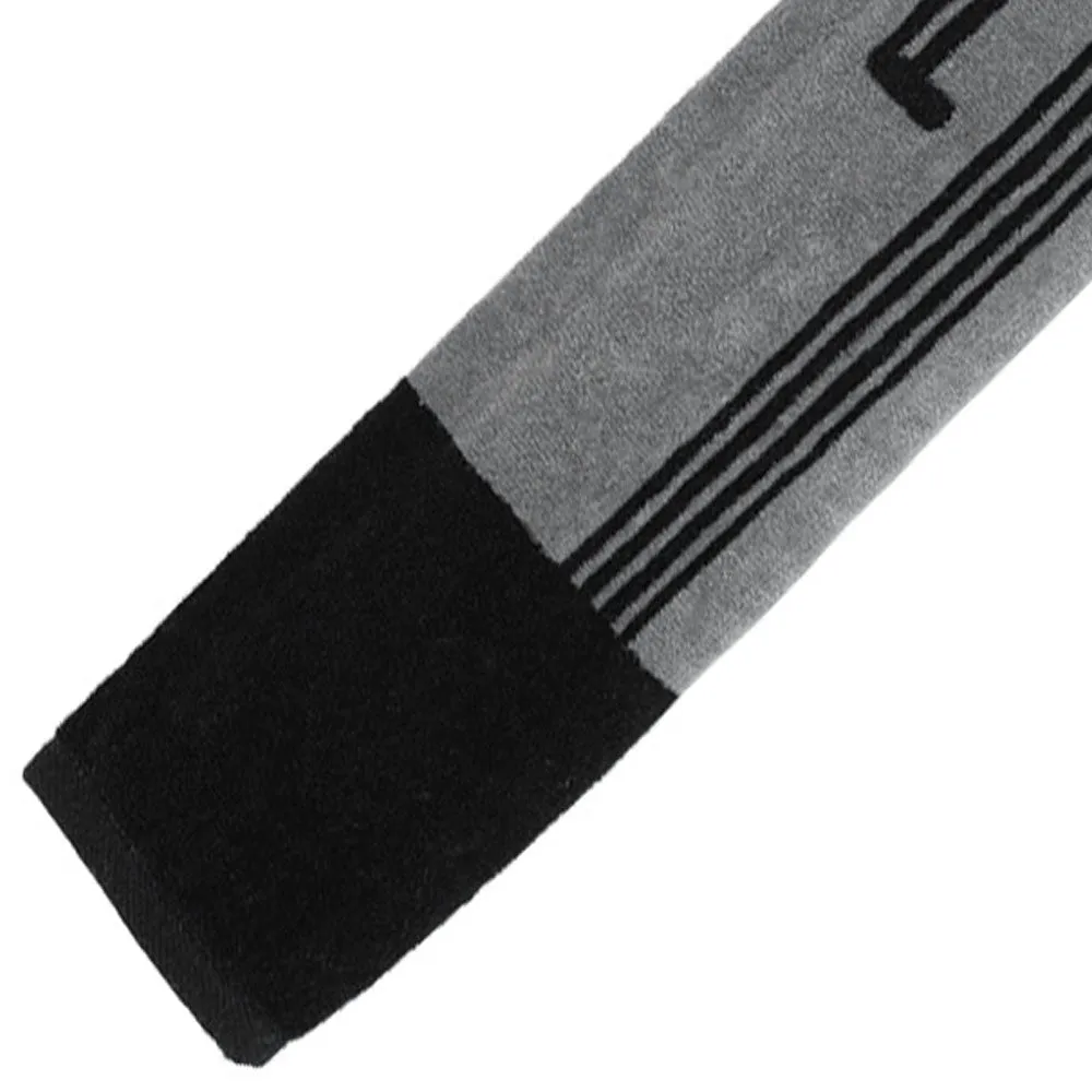 Ping Trifold Towel - Grey/Black