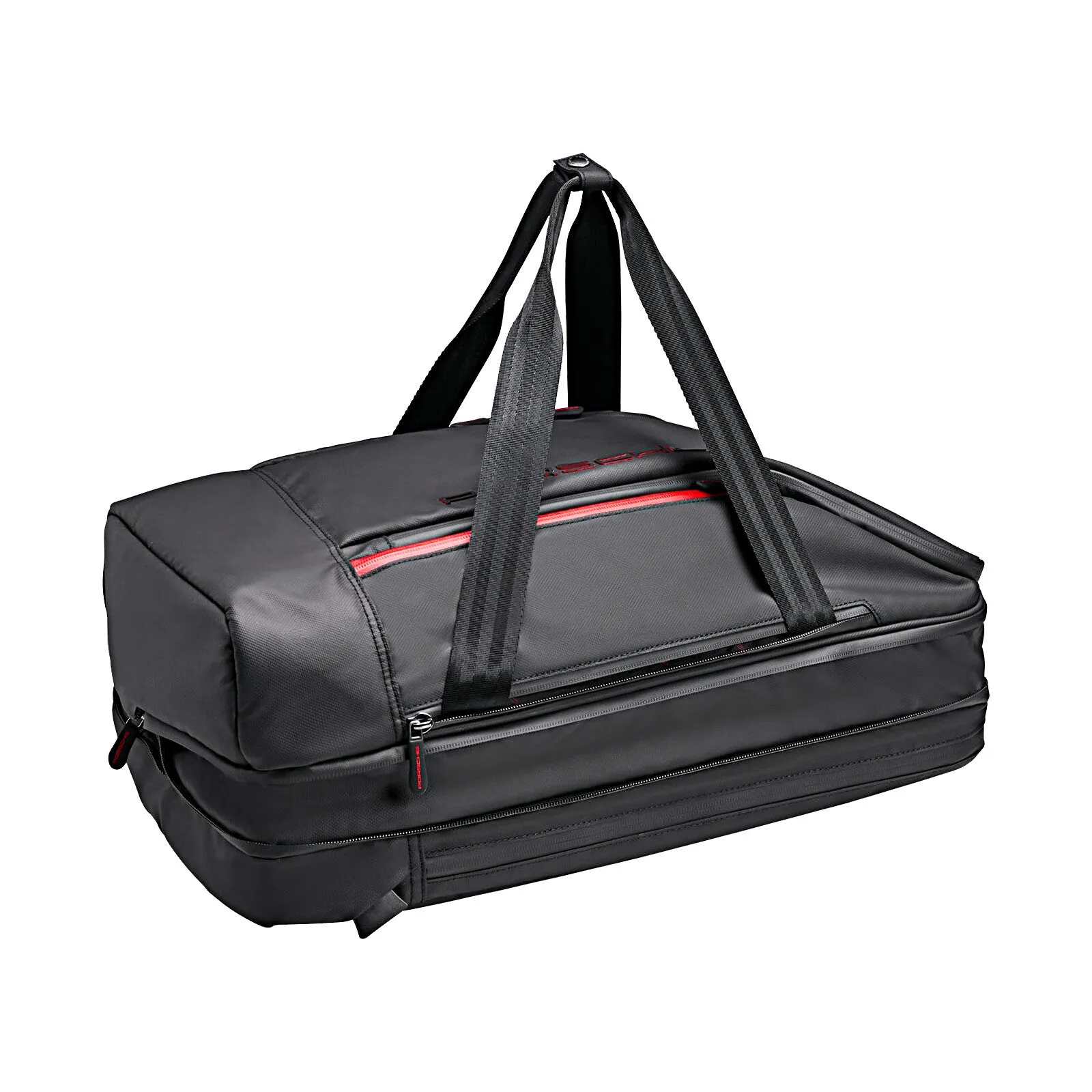 Porsche 2 in 1 (Black/Red) Travel Bag - Urban Explorer