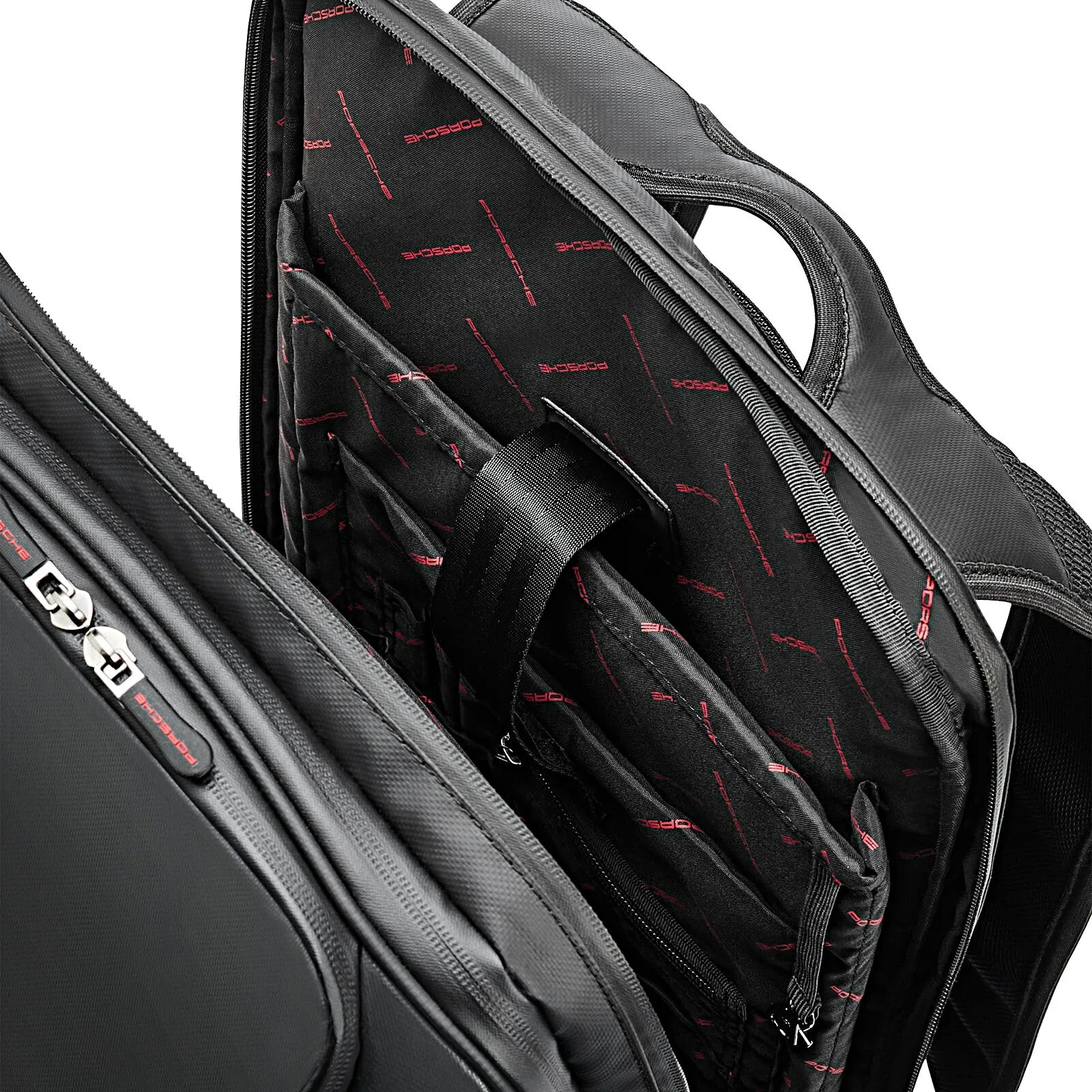 Porsche 2 in 1 (Black/Red) Travel Bag - Urban Explorer