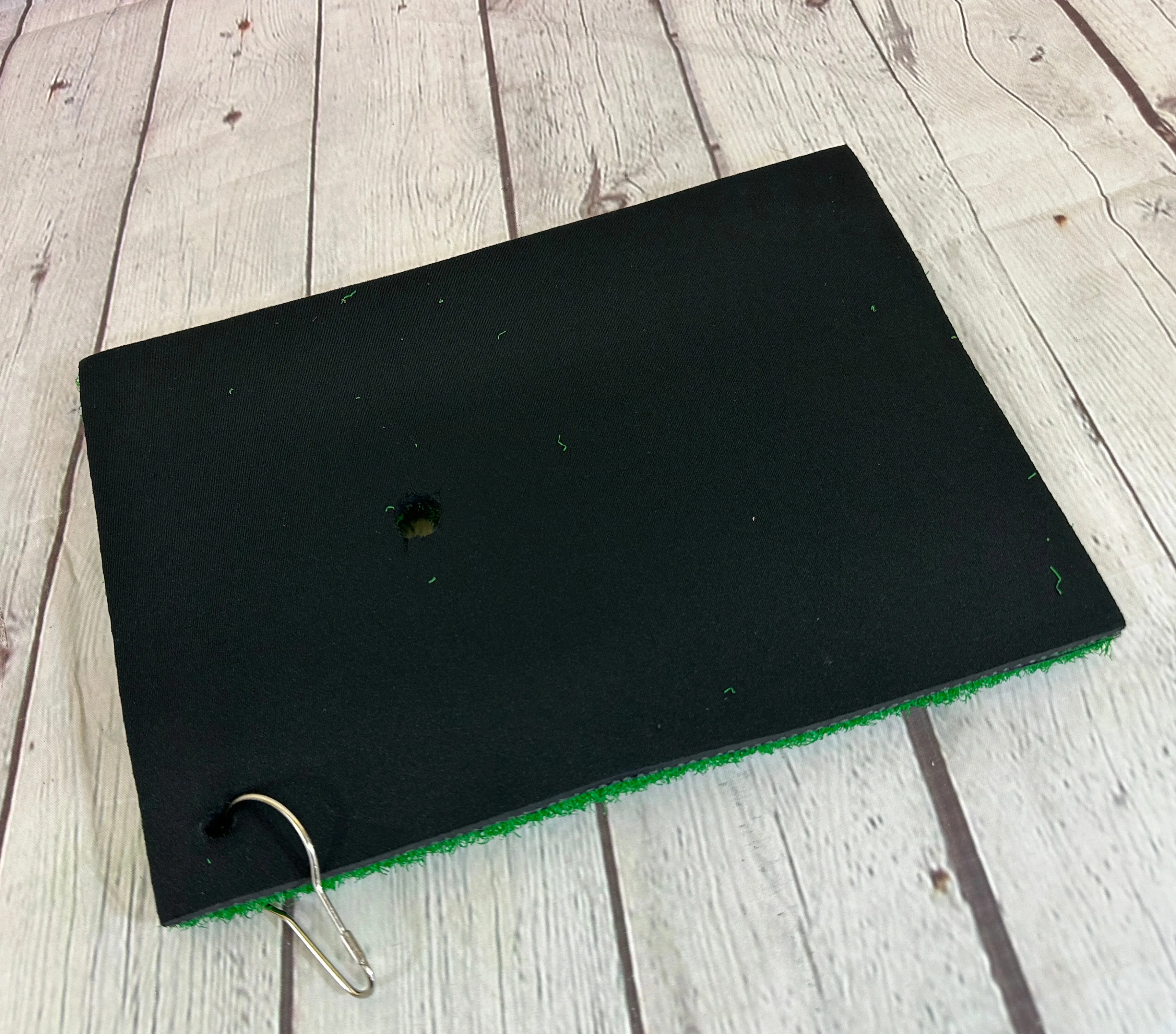 Portable Golf Hitting Mat with Bag Hanger 12 x 8