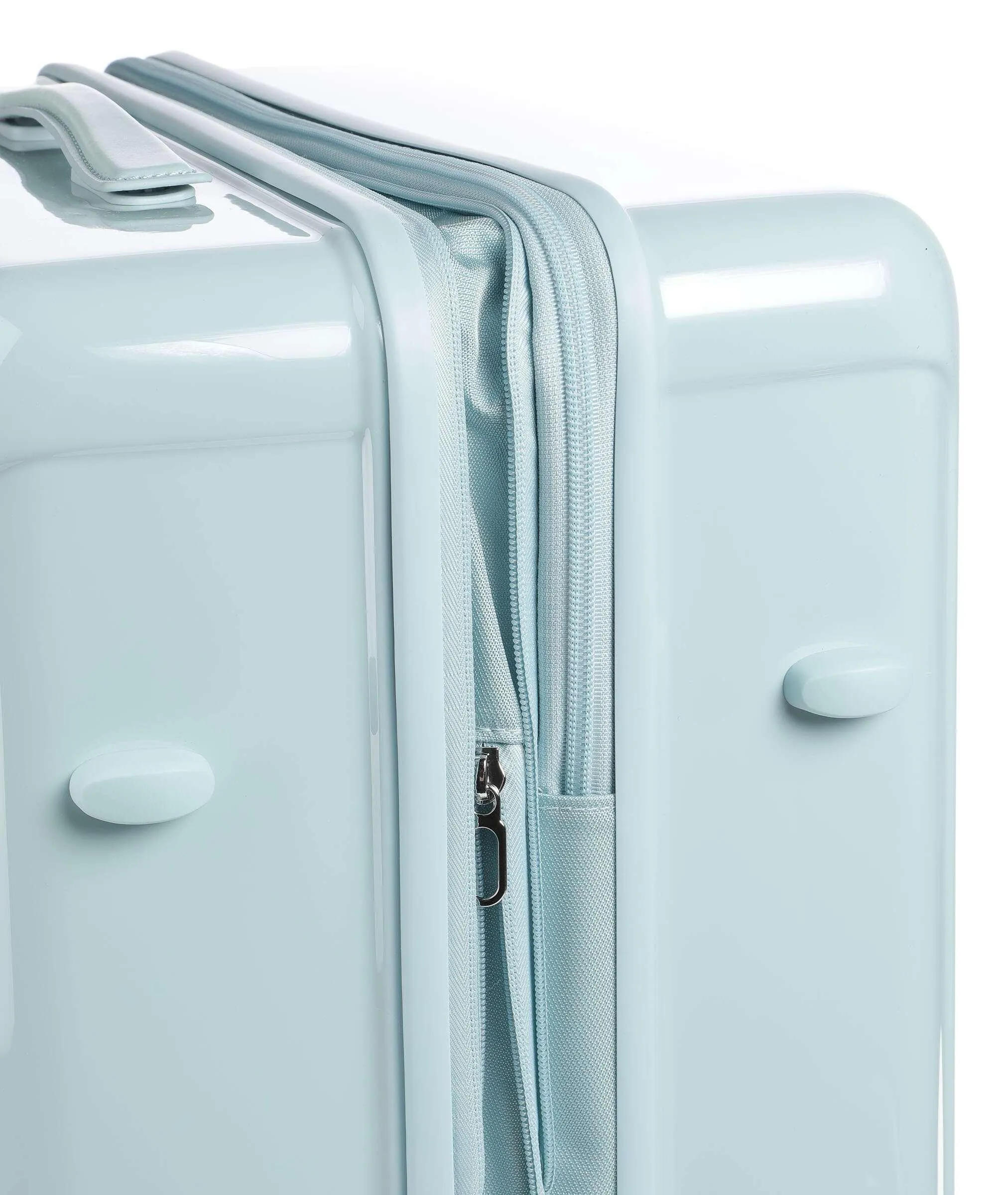 Positano Medium Monochrome trolley - Light Blue