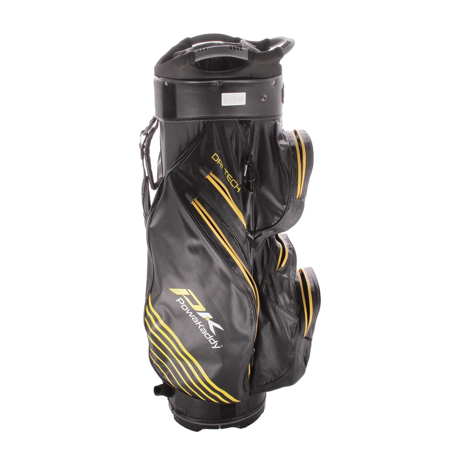 Powakaddy Second Hand Cart Bag - Black/Yellow