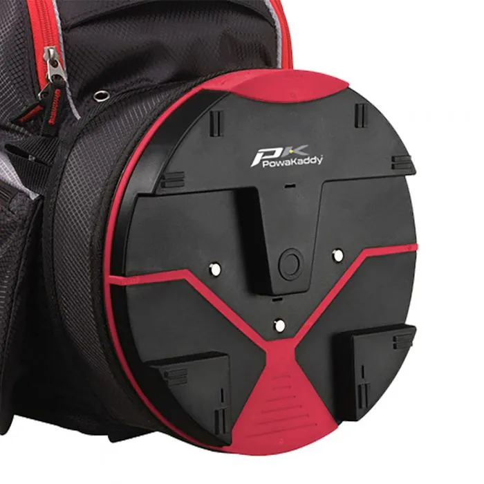 PowaKaddy X-Lite Edition Golf Cart Bag - Black/Red/Titanium