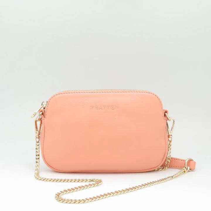 Pratten Plum Leather Sweetheart Bag