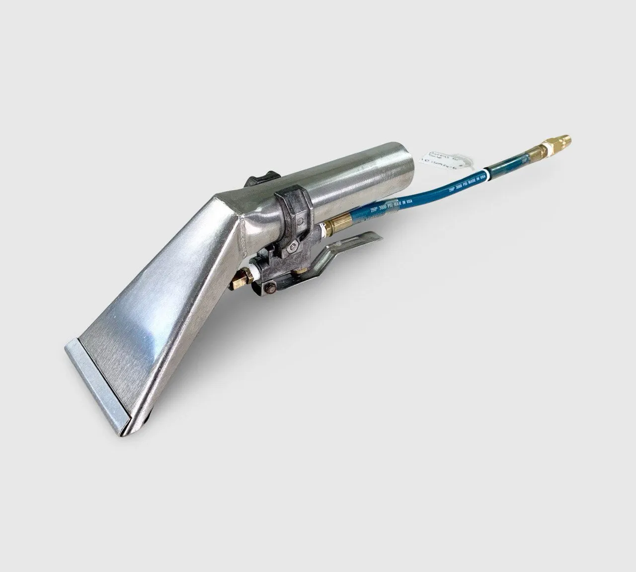 PRE-OWNED Stainless Steel Hand Tool - 9 cm wide, External Spray fitted with Standard Brass Male Connector