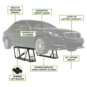 QuickJack 5000TL Portable Car Lift - Low Voltage