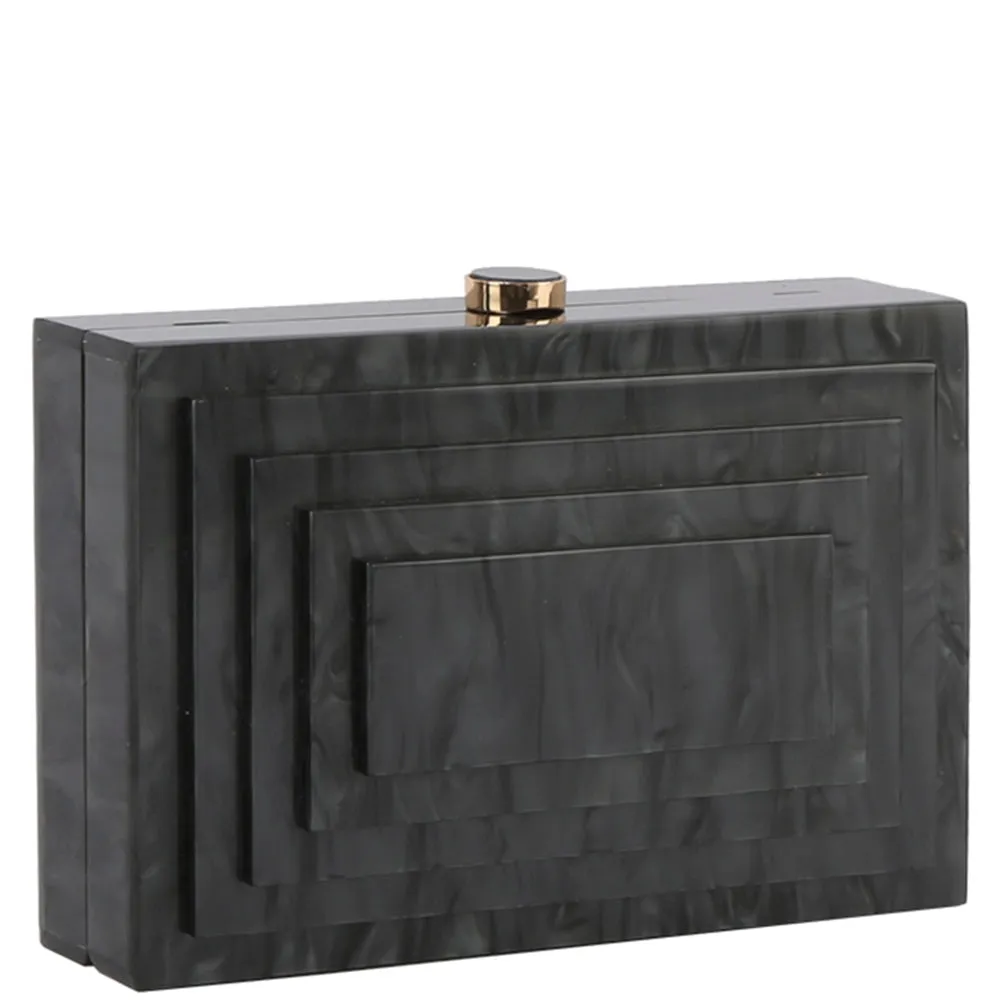 RECTANGULAR ACRYLIC CLUTCH BAG