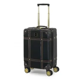 Rock Vintage Spinner Cabin Case 54cm - Black