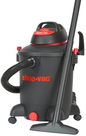 Shop-Vac 5982105 Wet/Dry Vacuum, 10 gal Vacuum, 70 cfm Air, Cartridge, Dry, Foam Sleeve Filter, 5.5 hp, 120 VAC :EA: QUANTITY: 1